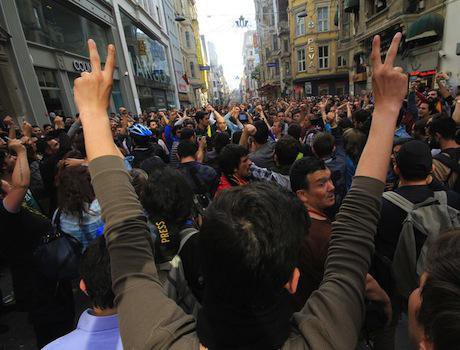 Anniversary of the Gezi Park protests. Demotix/Riza Aydan Turak. All rights reserved.