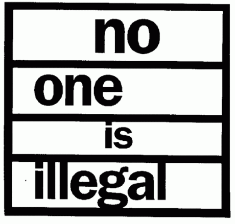 No-one is illegal logo.
