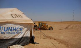 A tent at a refugee camp in the north of Iraqi Kurdistan (Demotix/Enno Heidtmann)