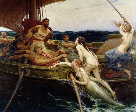 Ulysses and the sirens by Draper Herbert James (c.1909).