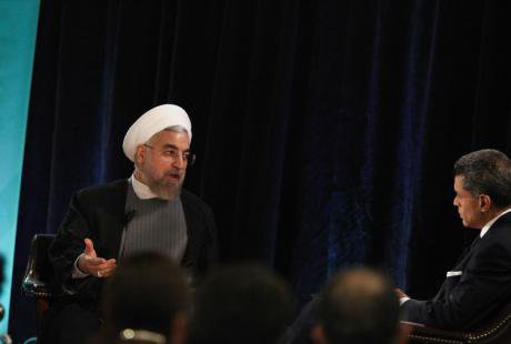 Iranian President Rouhani speaks at New America event in New York City