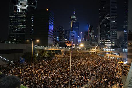 Hong Kong protests, September 2014. Demotix/Xian Jun. All rights reserved.