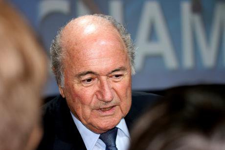 Outgoing Fifa president Sepp Blatter.