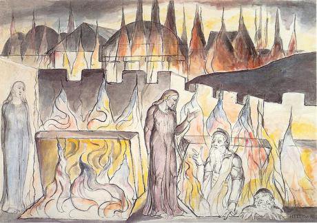 William Blake, Dante&#39;s Inferno, Canto X.
