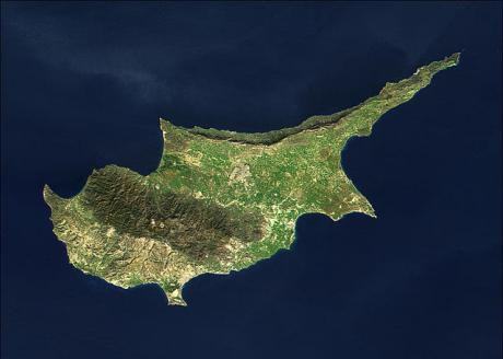 Cyprus from space.