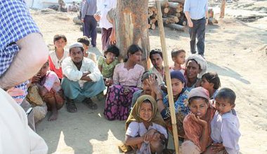 Displaced Rohingya people in Rakhine State, 2012.