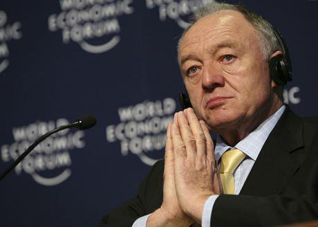 Former London Mayor Ken Livingston at the Annual Meeting 2008 of the World Economic Forum.