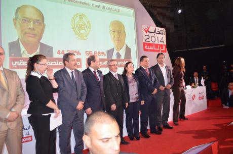 Tunisia Election Commission declares Beji Caîd Essebsi new president.