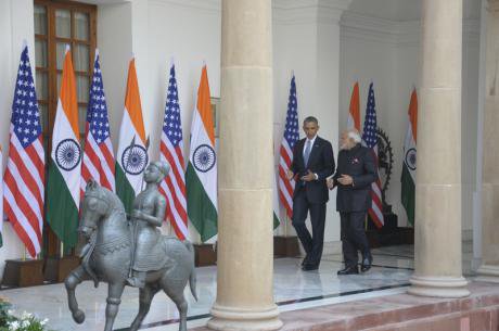 US President Barack Obama in India. Ranjan Basu/Demotix. All rights reserved