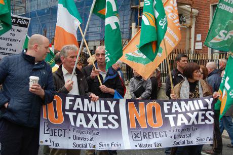 Sinn Fein rally in 2012