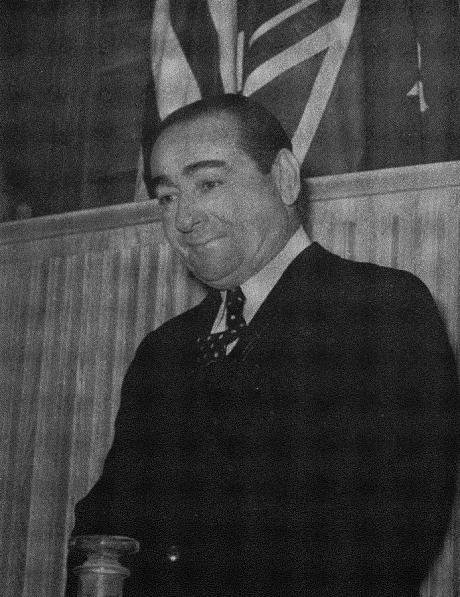 Adnan Menderes, Turkish prime minister, 1960.