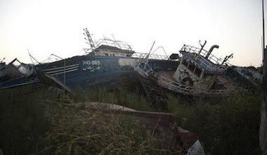 Boat cemetery, Lampedusa. Demotix/Michele Lapini. All rights reserved.