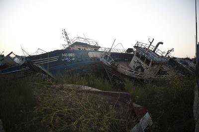 Boat cemetery, Lampedusa. Demotix/Michele Lapini. All rights reserved.