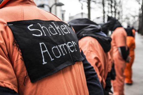 Shaker Aamer protest