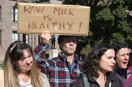 Raw milk rally, 2011. Demotix/R. Jeanette Martin. All rights reserved.