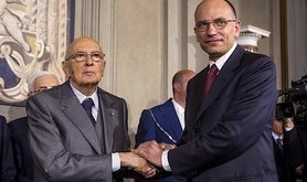 President Napolitano and PM Letta. Flickr/Enrico Letta. Some rights reserved.