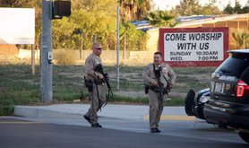 Mass shooting leaves 14 dead in San Bernardino, California, december 2, 2015.