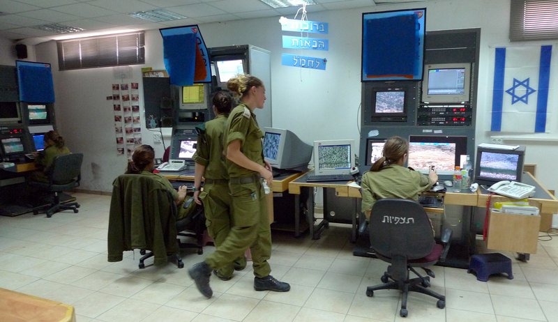 IDF security fence control centre