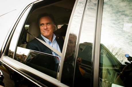 Presidential hopeful Mitt Romney. Demotix/Michael Seamans. All rights reserved.