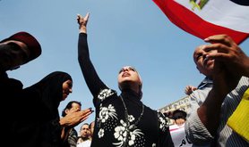A Tahrir Square protest against the Military Trial for civilians, September 2011. Credit - Oxfamnovlb.jpg