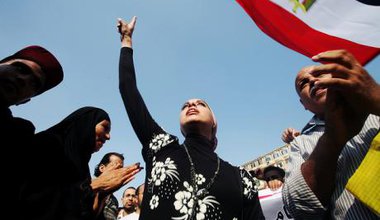 A Tahrir Square protest against the Military Trial for civilians, September 2011. Credit - Oxfamnovlb.jpg