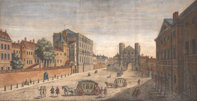 Whitehall in 1740 - wikimedia