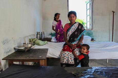 A pregnant woman tea worker in Assam.  Photo- Credit Rajan Zaveri .jpg