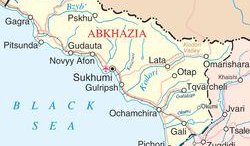 Map of Abkhazia