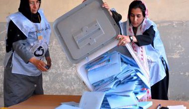 Afghanistan elections poll workers .jpg