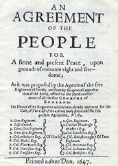 Agreement of the People, from the Levellers (1647-1649, United Kingdom).