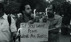 Assam violence vigil