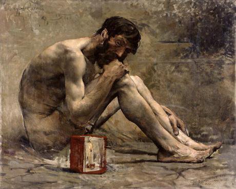 The cynicism of Ancient Greece, exemplifed by Diogenes