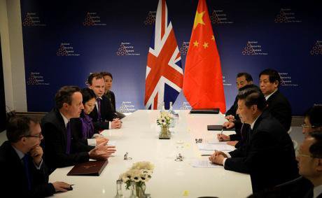 Bilateral meeting between the Prime Minister of the UK and the President of China. Number 10/Flickr. Some rights reserved.