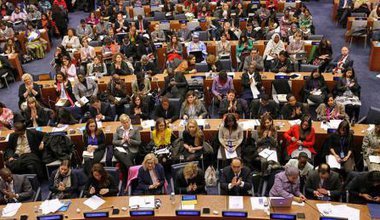 Delegates at the 59th CSW in 2015.