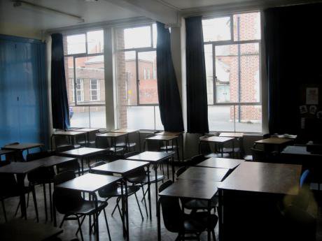 Classroom in Northern Ireland.