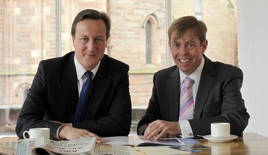 David Cameron and Richard Cook