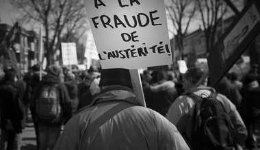Protest against austerity in 2015. Flickr. Some rights reserved.