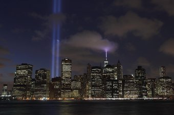 New York Twin Towers 9/11 anniversary