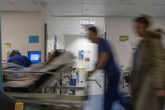 NHS hospital COVID emergency