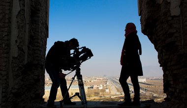Woman journalist Afghanistan