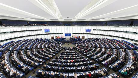 The Hemicycle of the European Parliament. Wikimedia/David Iliff. Some rights reserved.