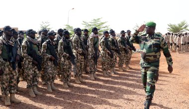 Nigerian soldiers in Exercise Flintlock