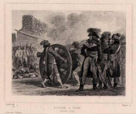 French Revolution - Fouché - Repression of Lyons Insurgency (January 1794). 