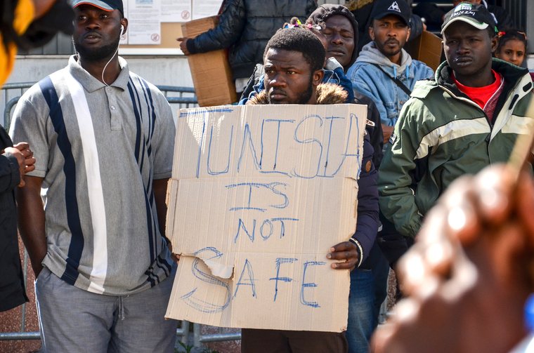 Migrants And Refugees In Tunisia Fall Back On Grassroots Solidarity   GettyImages 1475292674.max 760x504 