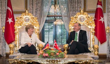 German Chancellor Angela Merkel visits Turkey.