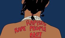  “Rapists rape people not outfits” #RememberKhwezi. Photo: Holaa! Africa