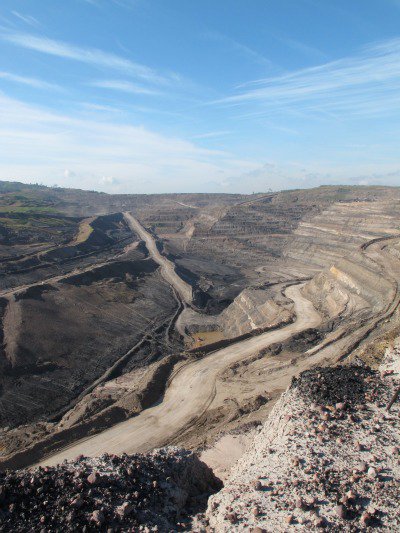 Coal pits pockmark East Kalimantan, an Indonesian province who’s infrastructure is geared entirely around the extraction of timber and coal. Due to its land use Indonesia is the world's third largest emitter of CO2.