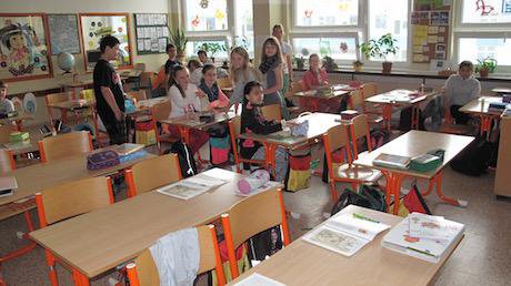 Teaching in Slovakia. Author’s own photograph. All rights served.