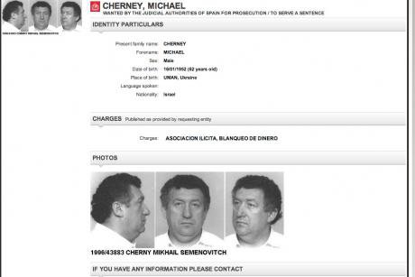Interpol arrest warrant for Michael Cherney, a former business associate of Iskandеr Makhmudov, a prominent Russian oligarch.