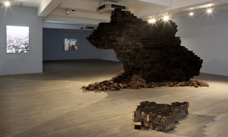 Installation image of Borderlands with Zhanna Kadyrova, Untitled, 2014, Photo Sophia Schorr-Kon, Courtesy GRAD [1].jpg